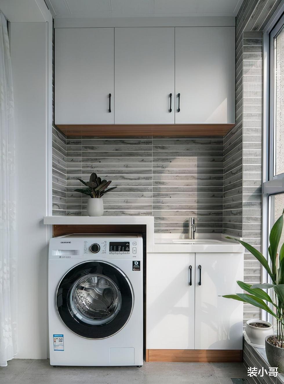 阳台放洗衣机需要什么条件?想在阳台做洗衣房的朋友,赶紧看过来