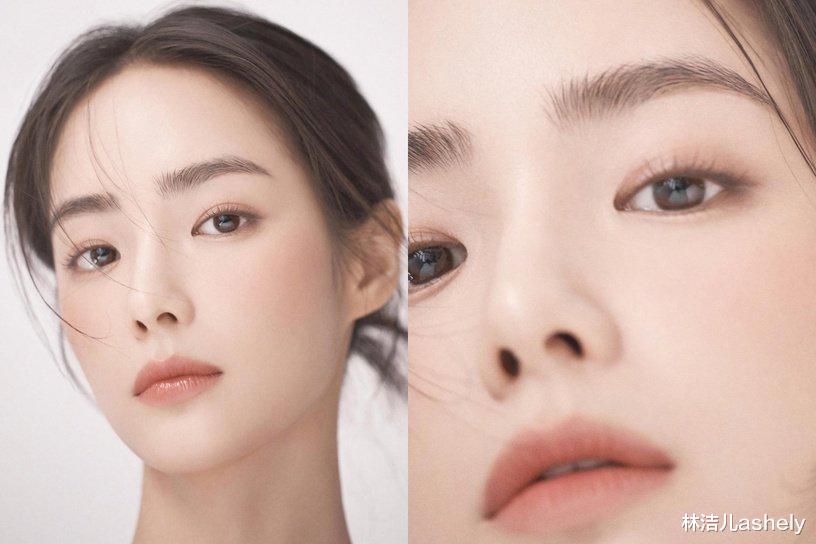 眼线 秀智IU的妆容看着温柔清淡,但眼妆却能放大双眼,全靠轻透感眼线