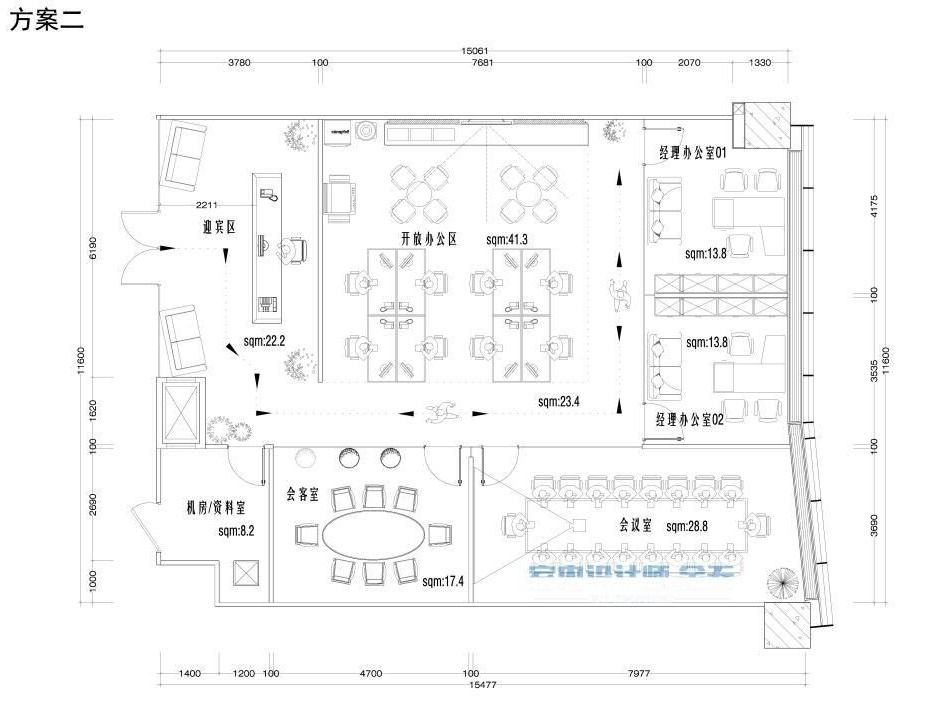 4套设计方案告诉你，办公室设计与居家设计的不同之处，一看就会