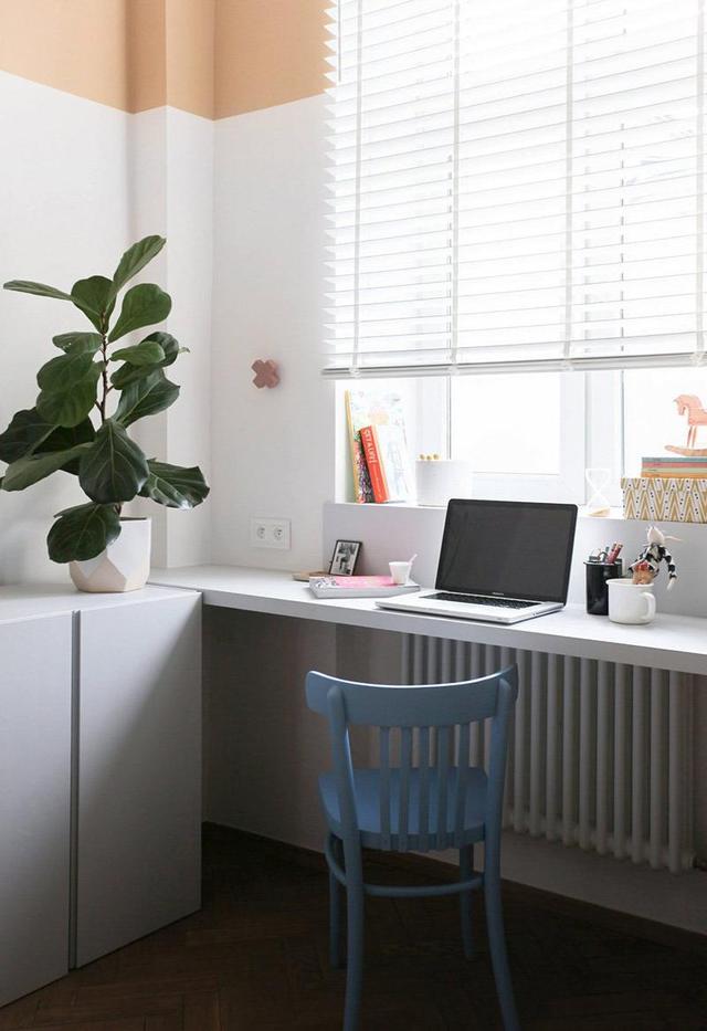 面积23平的公寓,拼色与花墙,每个角落都美,是年轻人喜欢的样子