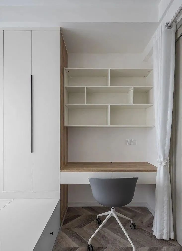 95㎡现代北欧,开放式客餐厅阳台,效果宽敞明亮!