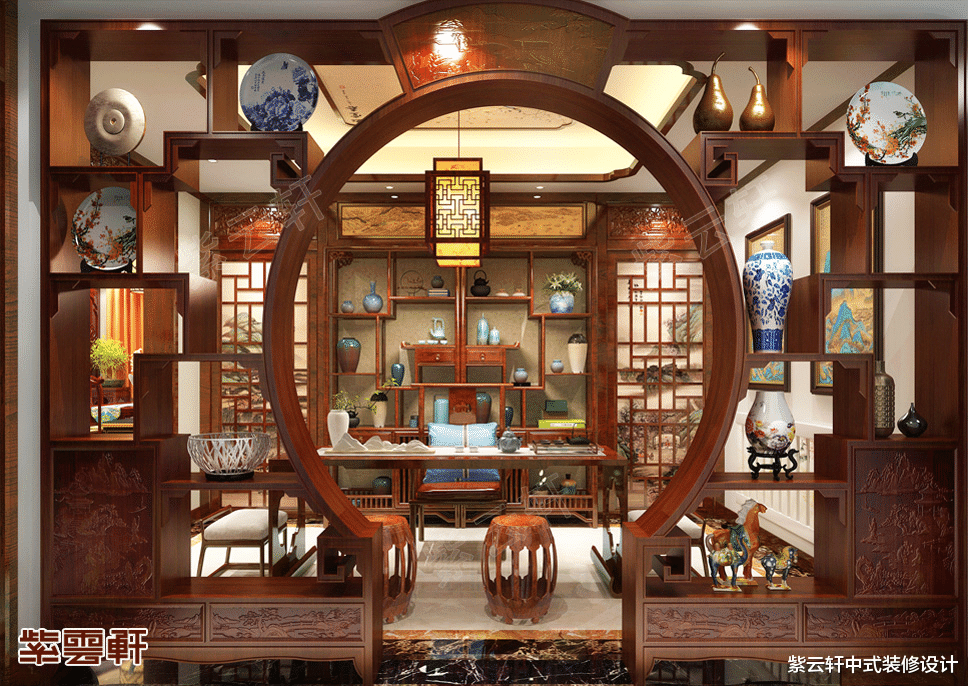 实现了中式别墅自由要怎么装修,一定要看看
