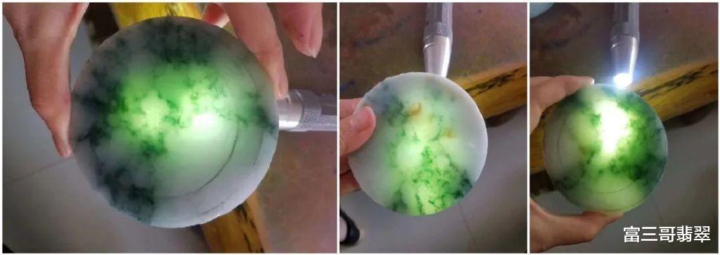 |老坑木那断口料，一刀开出4只飘花手镯，美翻了！