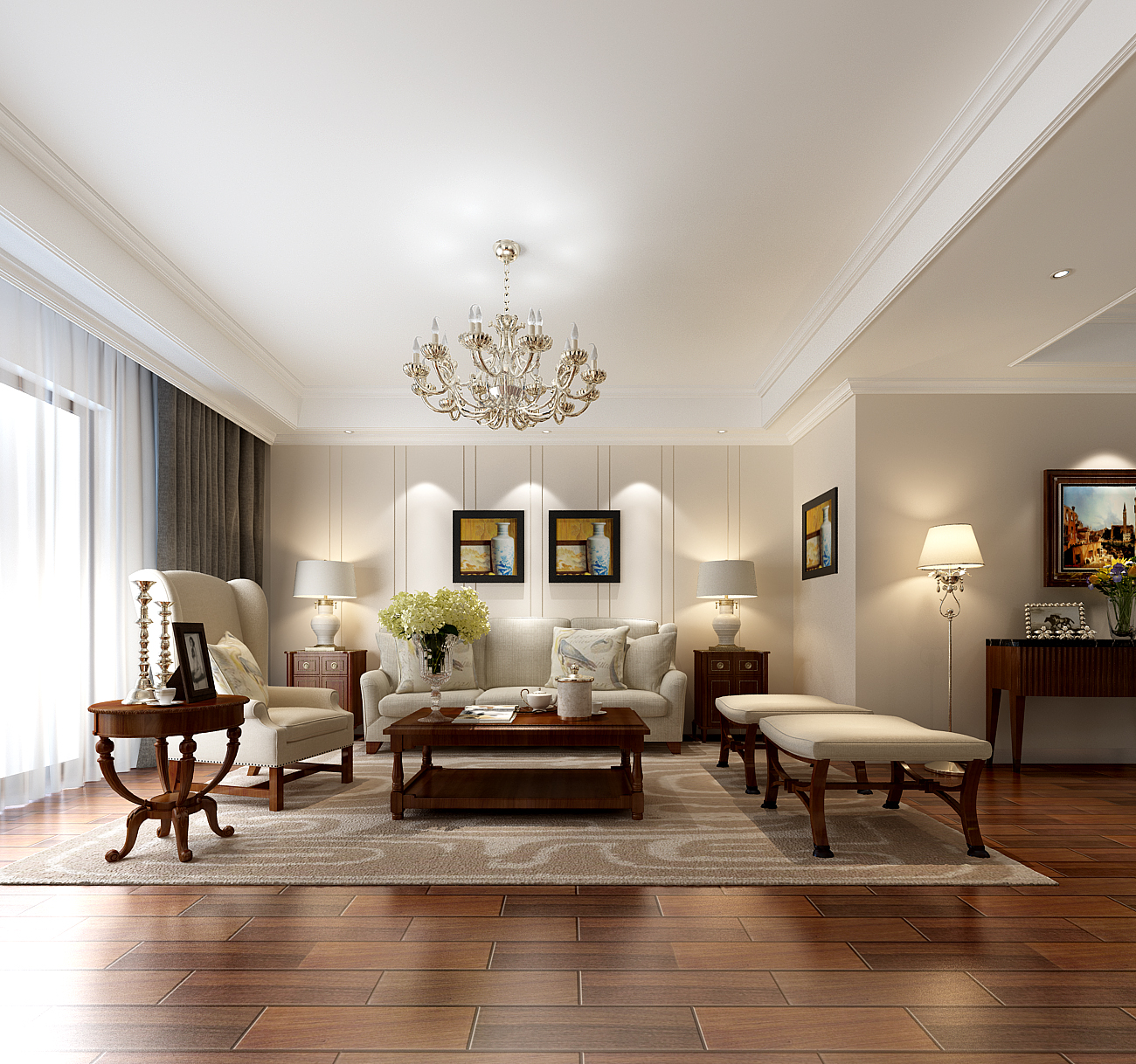 92平现代风二居室，在白色加入浅木色，简约却不简单