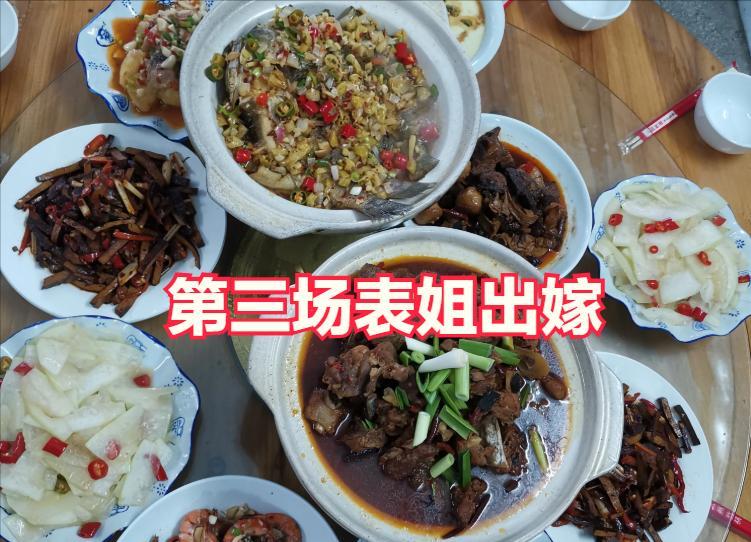 湖南男子国庆4天,吃了6场酒席走红,吐槽宴席菜实在是吃腻了