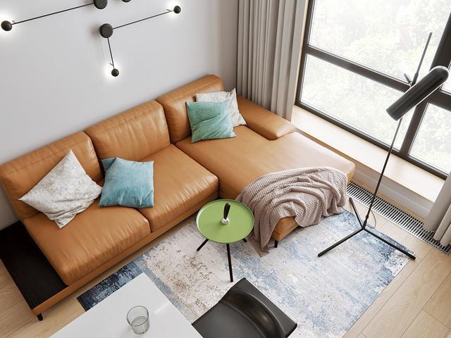 小户型单身公寓，麻雀虽小五脏俱全，小户型也能装出高级感