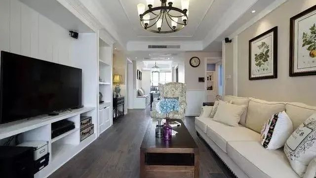 我家130平新房，装修下来花35万，全屋漂亮极了尤其是客厅！