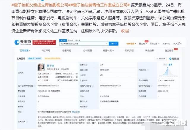 章子怡|1天内多位明星资产变更:王珂接手刘涛职位,章子怡父女开公司