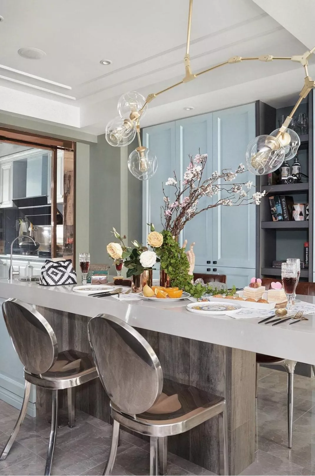 50㎡气质美居,颜色搭配绝了,一般人想象不出来