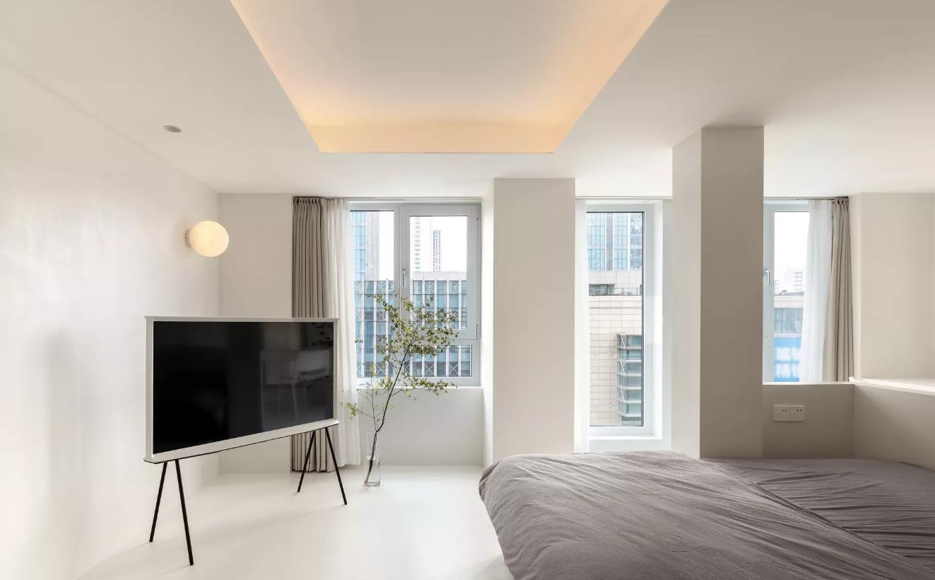 看了他家,才知道什么是“空空如也”,全屋素简纯粹,太高级了