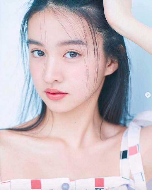 木村光希 低马尾救了木村光希，一个月三穿橙色造型，出道最美就现在这套了
