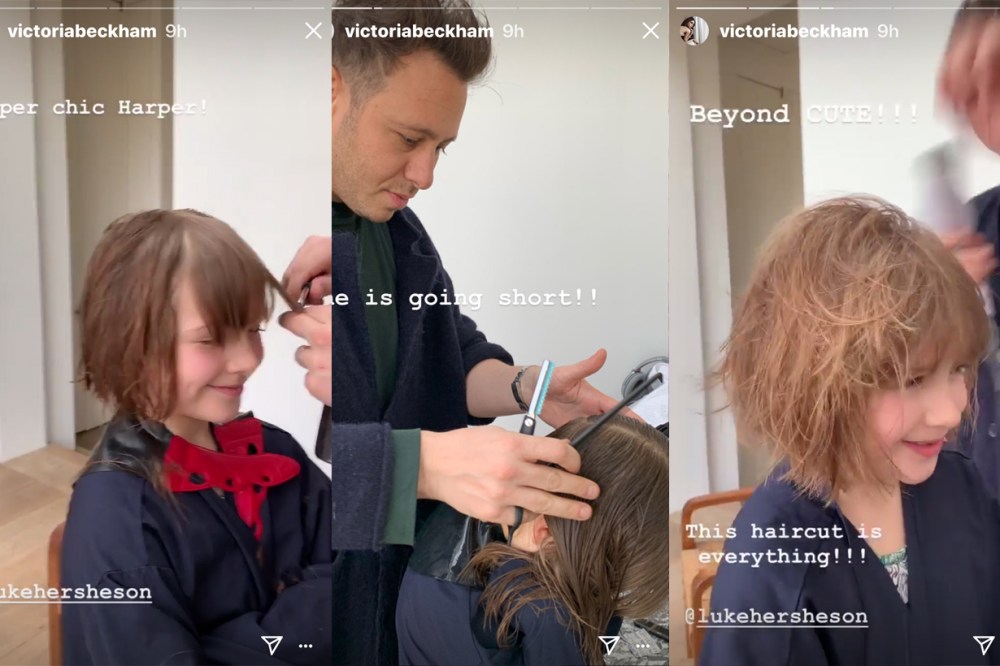 美容 贝克汉姆家的女儿从小就爱分享美,小七7岁直播美容美发新潮流