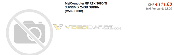 英伟达|NVIDIA RTX 3090 Ti售价2.3万元起，是建议零售价的两倍