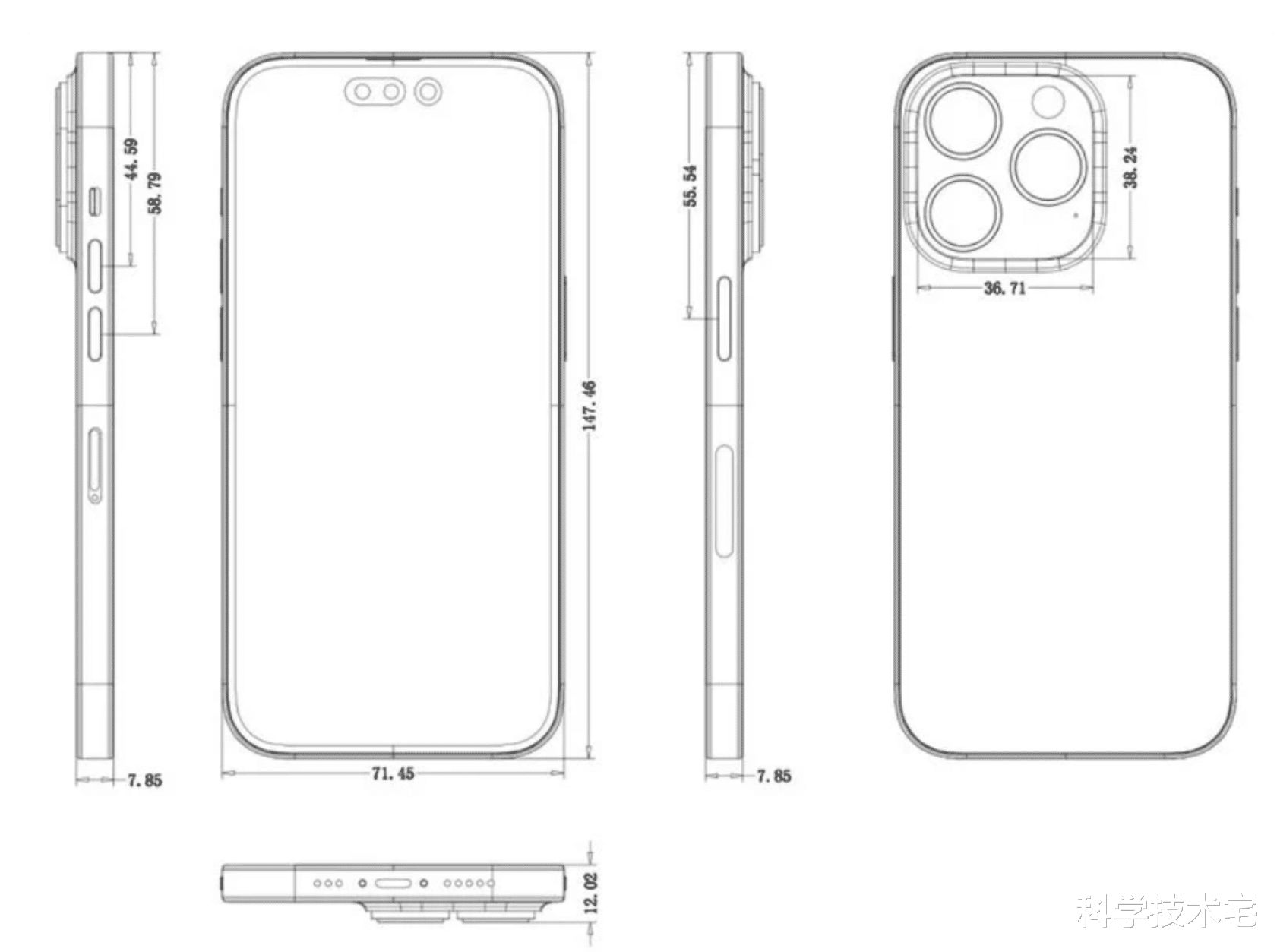 iPhone|iPhone14P迎来三大变化——机身厚了、相机大了、屏占比高了！