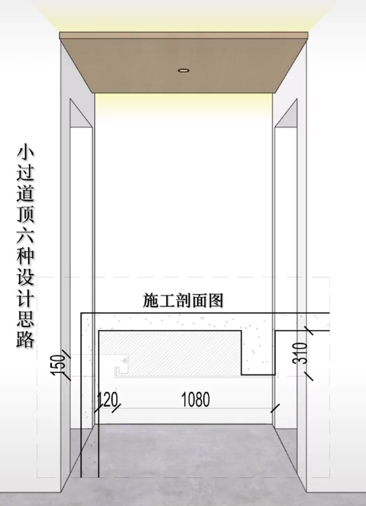 小过道如何吊顶更好看，建议收藏！