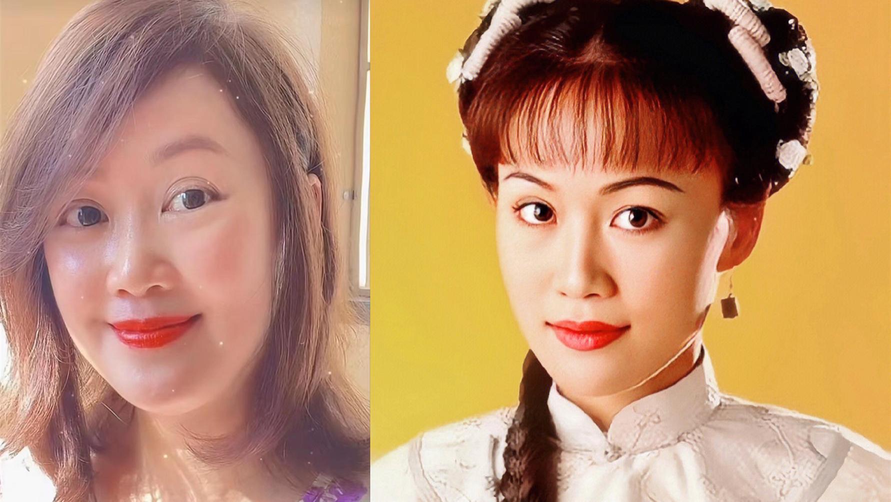 梁小冰|52岁梁小冰发胖，塑料感，脸肿得像发面馒头，又一个被整容毁了的