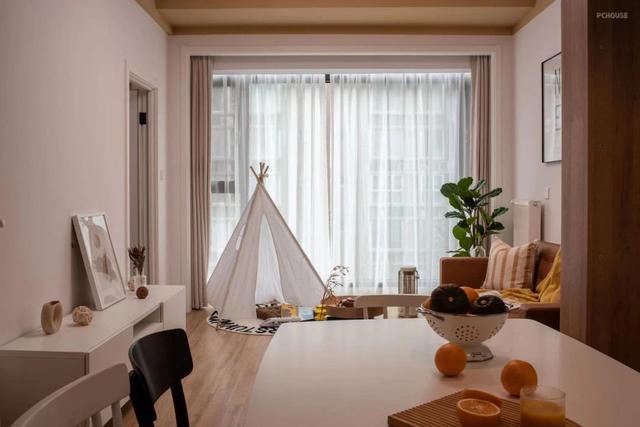 55平的二手房,用设计改善采光缺陷,最后的效果,真是太棒了!