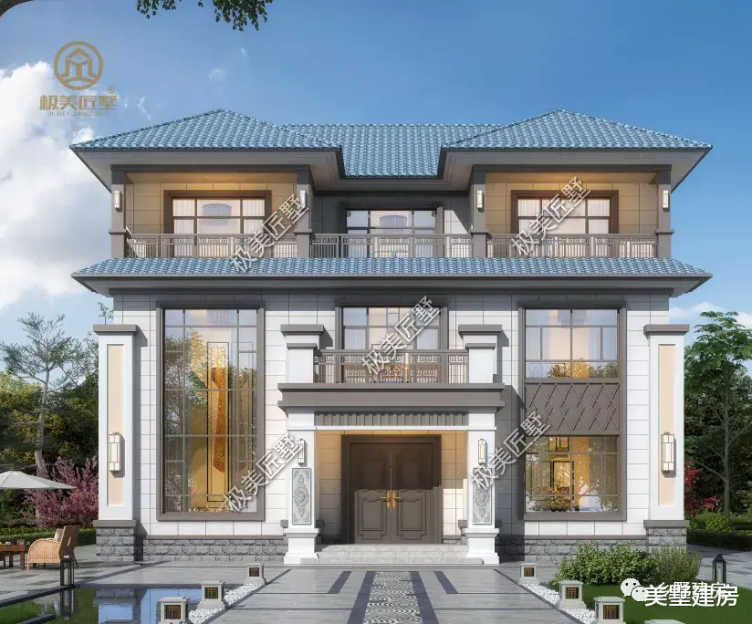 15×11米,三层新中式风格这样建,包你满意