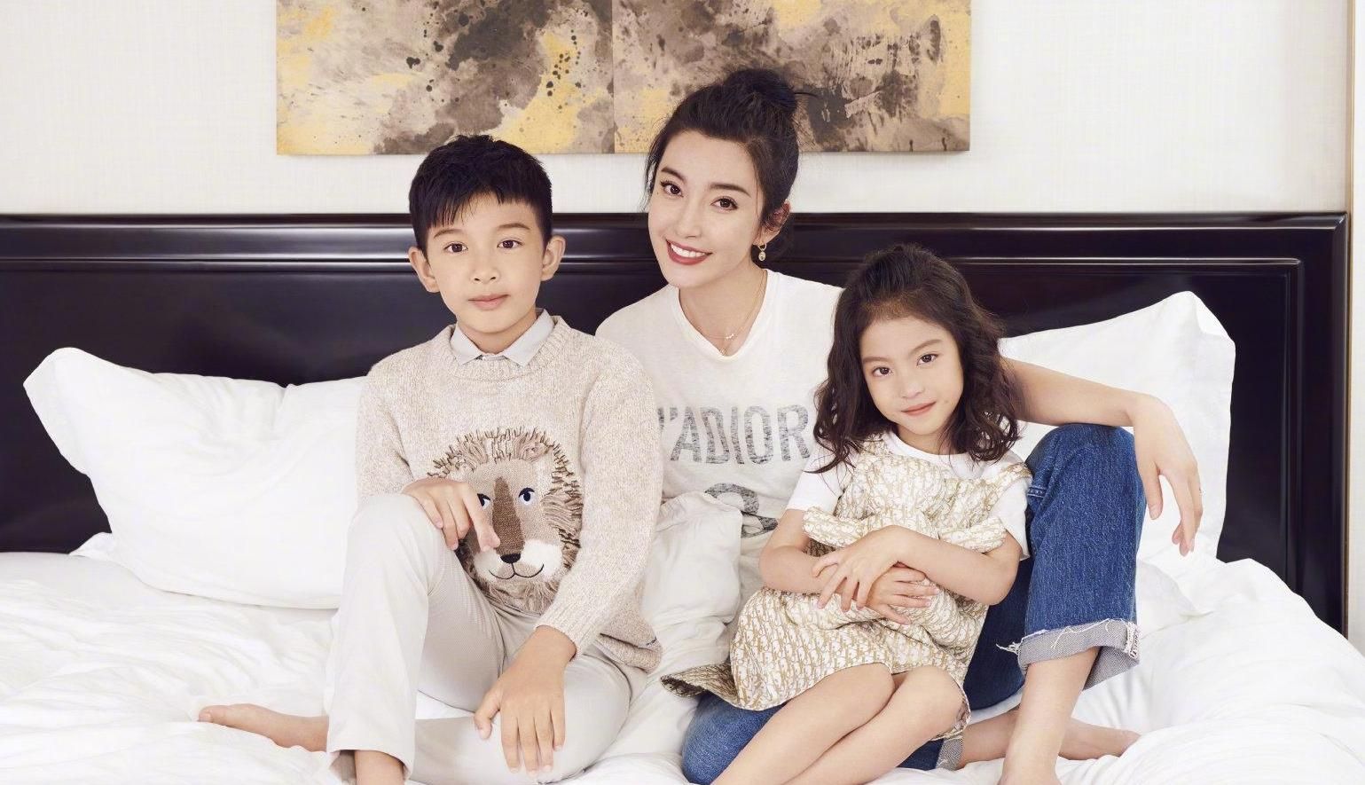 李冰冰|李冰冰妹妹李雪，事业爱情两全，一双儿女帅气漂亮