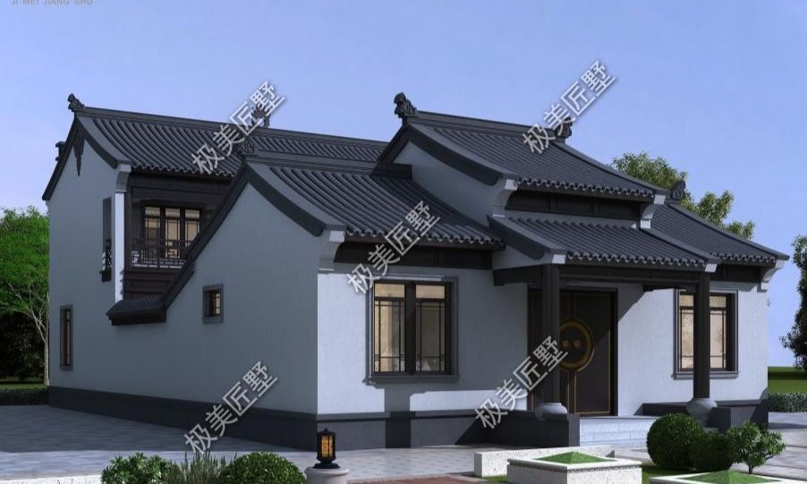 11.5X18.8米宅基地面积大，四合院设计，带你感受古建筑之美