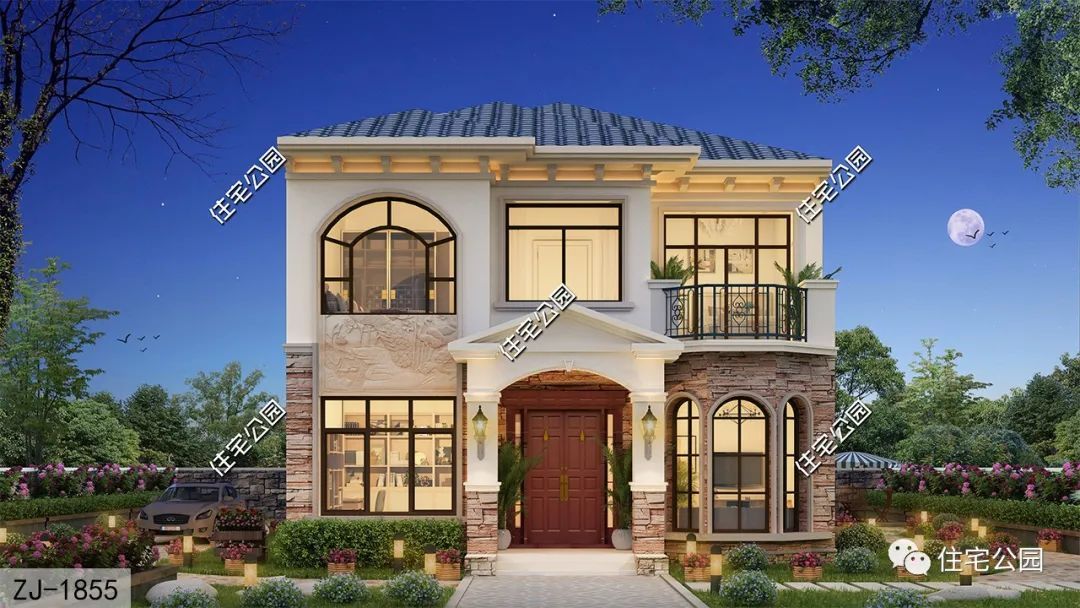 9×14米二层欧式别墅,每层独立居住,创造舒适生活