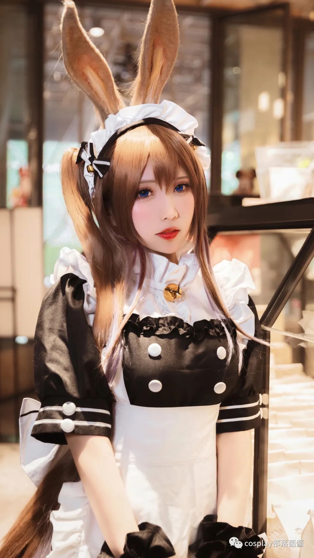 明日方舟|cos：明日方舟女仆阿米娅cos正片@猫田圣奈奈