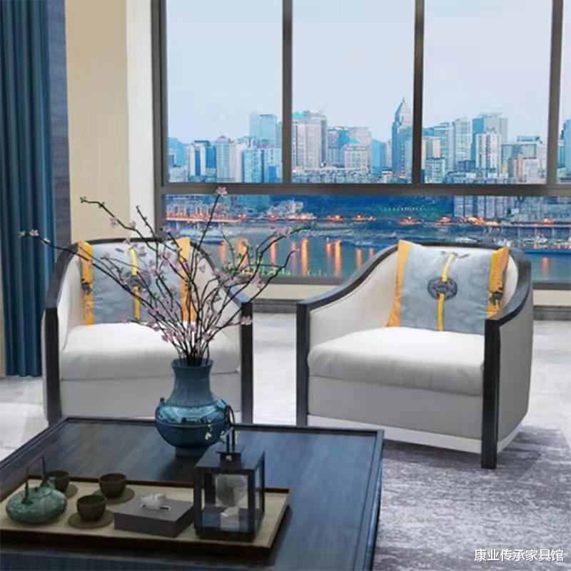 新中式客厅设计|亦古亦今的层次之美