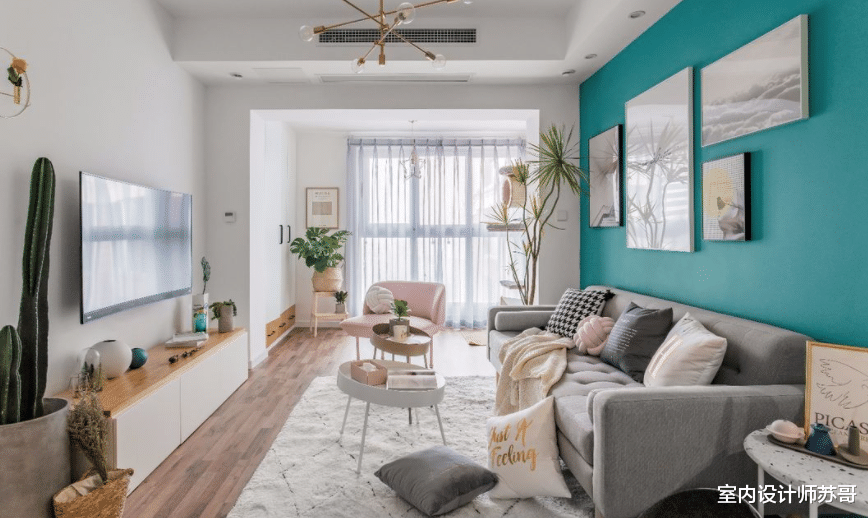 北欧的浪漫在这里散开,三口之家也能小清新,绝不是单纯的留白