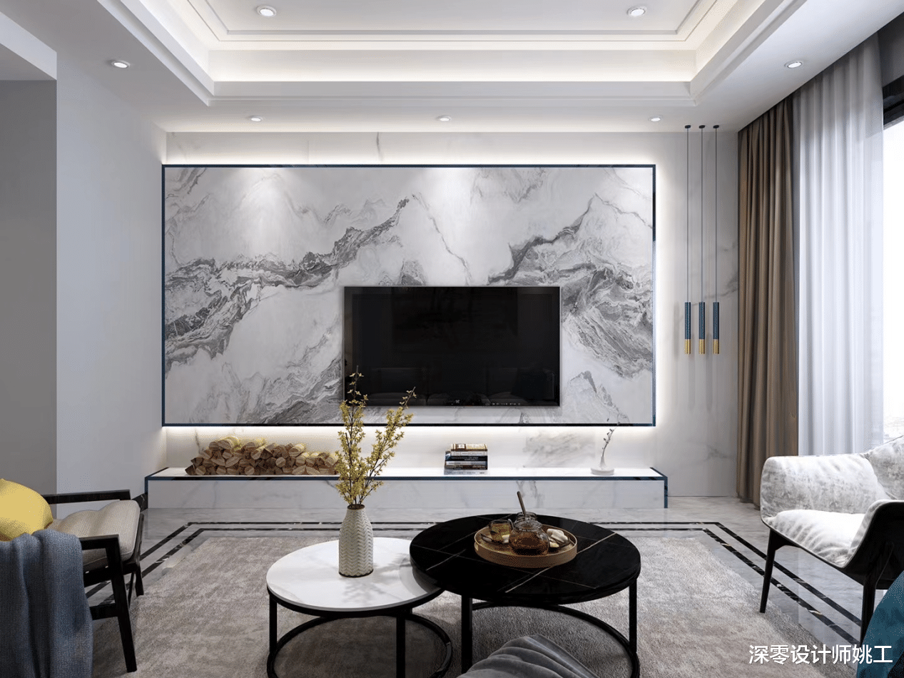 岩板和瓷砖哪个更适合电视墙?要想好看耐用首推岩板,预算少选瓷砖