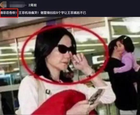 谢霆锋|王菲近况：疑与谢霆锋分手 聚餐时情绪失控，突然离场掩面而泣
