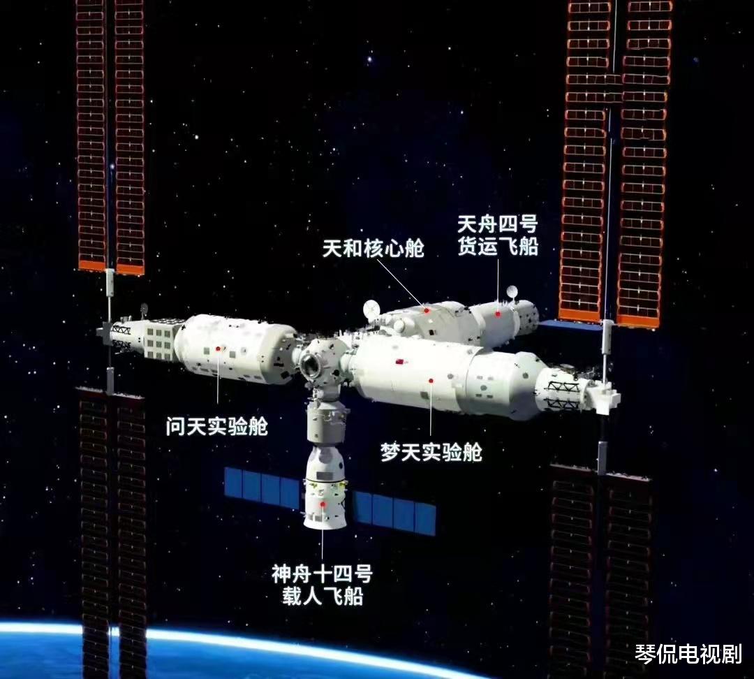 天宫空间站与国际空间站相差239吨,内部空间却差不多?