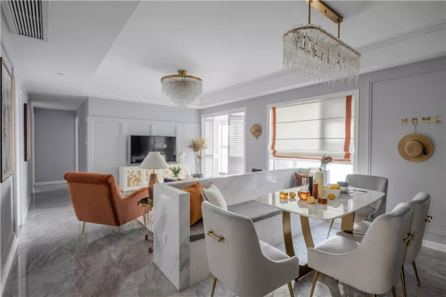 14万改造158平米四居室旧房，装修太漂亮，邻居以为走错门了！