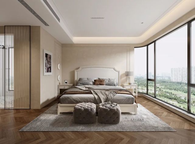 厚榭作品:晨昏与四季丨135㎡现代混搭风