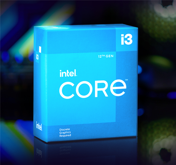 Intel 12代酷睿i3售价千元左右，基准功耗不超60W