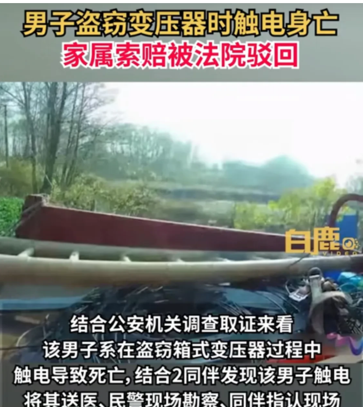 重庆,一男子在盗窃变压器过程中不幸触电身亡,家属起诉要求电力公司和被盗冷链公司进行赔偿