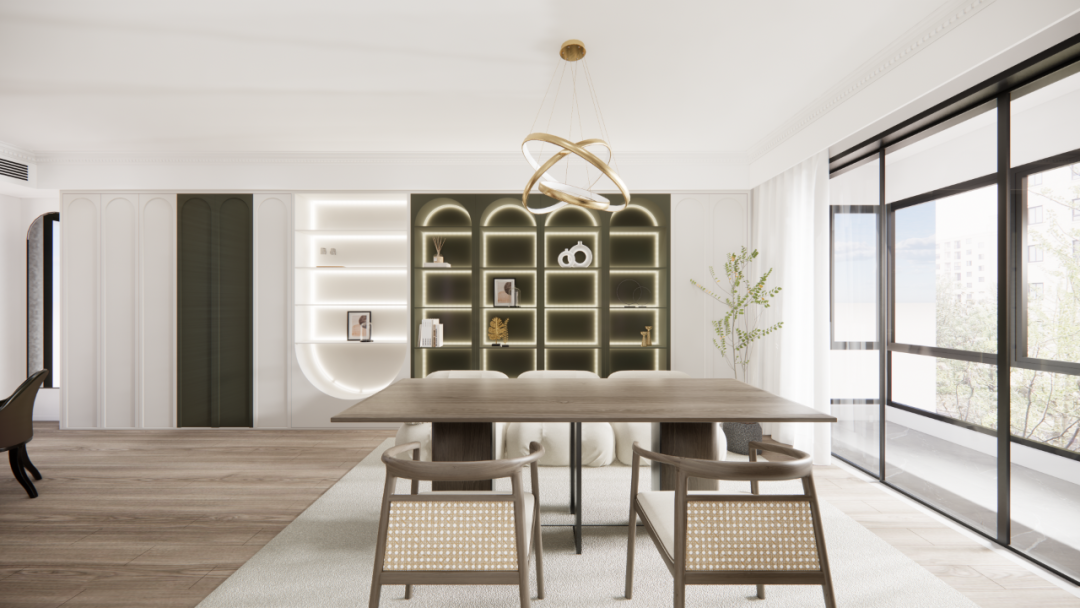 旧房改造翻新丨146㎡现代风,华丽舒适,优雅情趣~