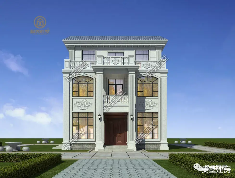 10X12米平屋顶三层别墅，美观实用，是你喜欢的吗