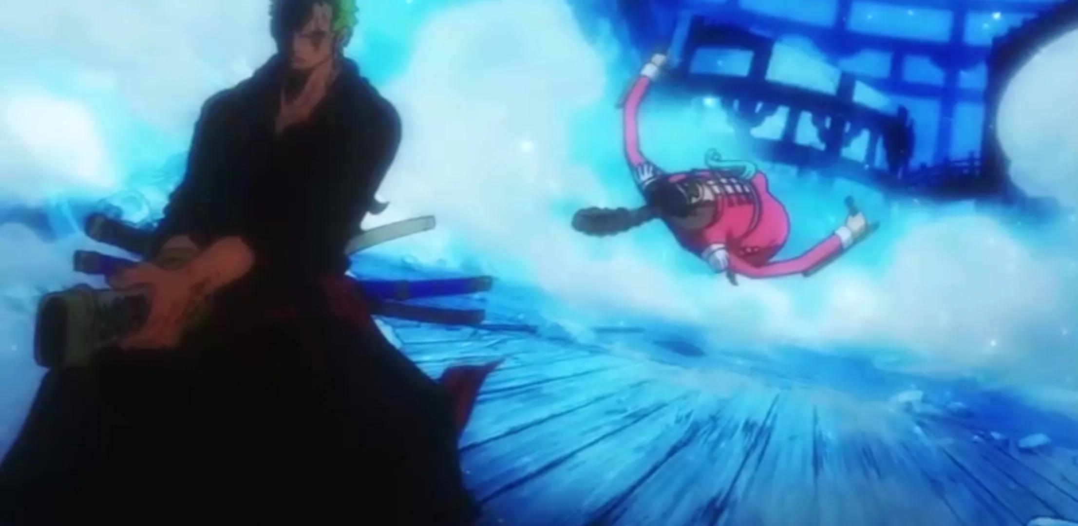 乔巴|海贼王1010集：乔巴用火破解冰鬼病毒，索隆一刀秒杀阿普，太强了