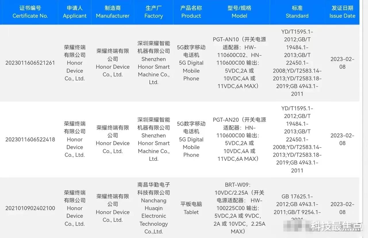 ios16|荣耀Magic5系列全系工信部入网了，性能有些意外！