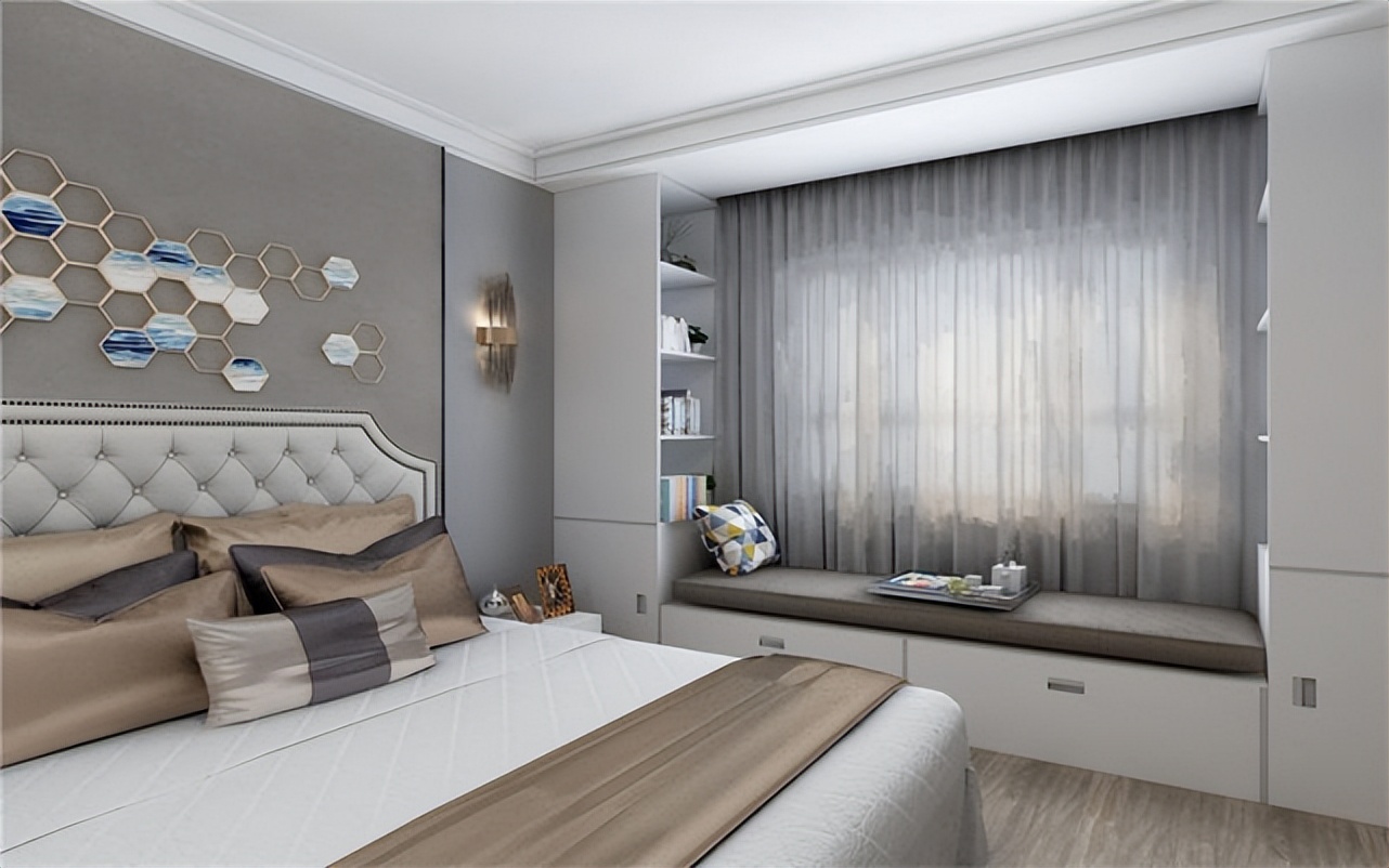 旧房翻新装修北欧风，98㎡两室一厅的效果，简直太漂亮了！