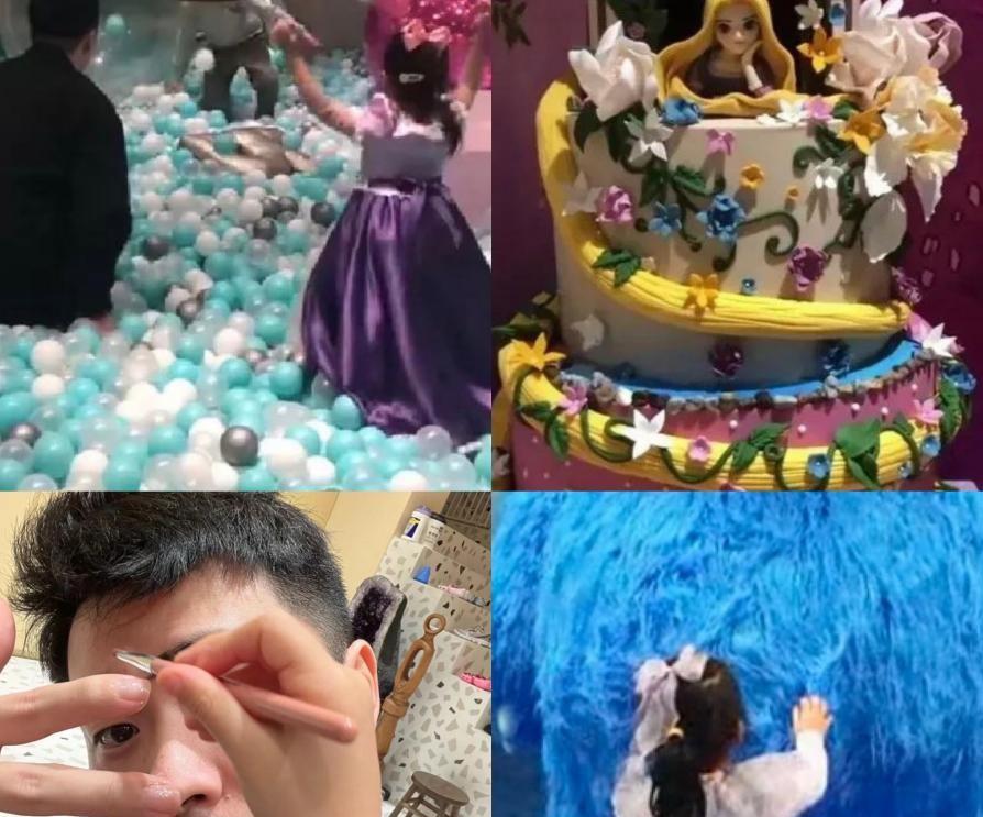 陈赫|陈赫带女儿小区内做核酸！6岁女儿张嘴显可爱，身高到爸腰部