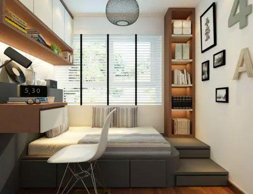 榻榻米床搭配柜子设计好不好?28个案例告诉你