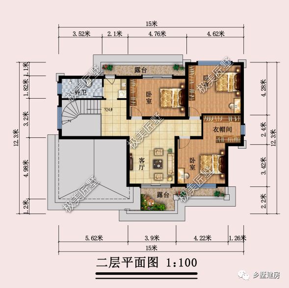 两层新中式风格,造价仅30W,就可以在老家拥有别墅
