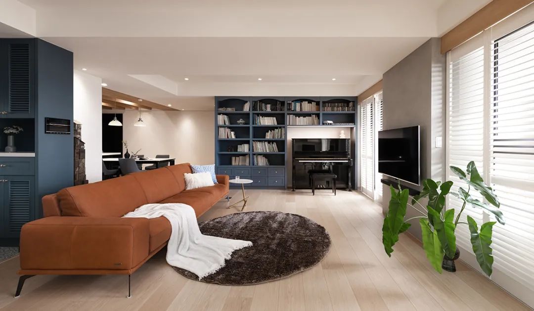 三口之家的新房,使用面积165㎡,精致又优雅,享受舒适生活