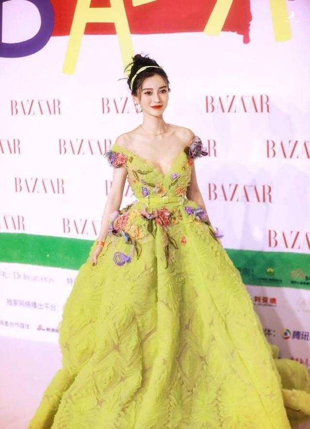 Angelababy|Angelababy红毯造型盘点，高定扎堆，好看到移不开眼睛