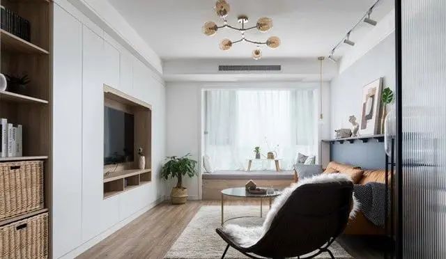 菡萏怡景装饰 | 75平北欧两居室,用细节去营造理想的生活!