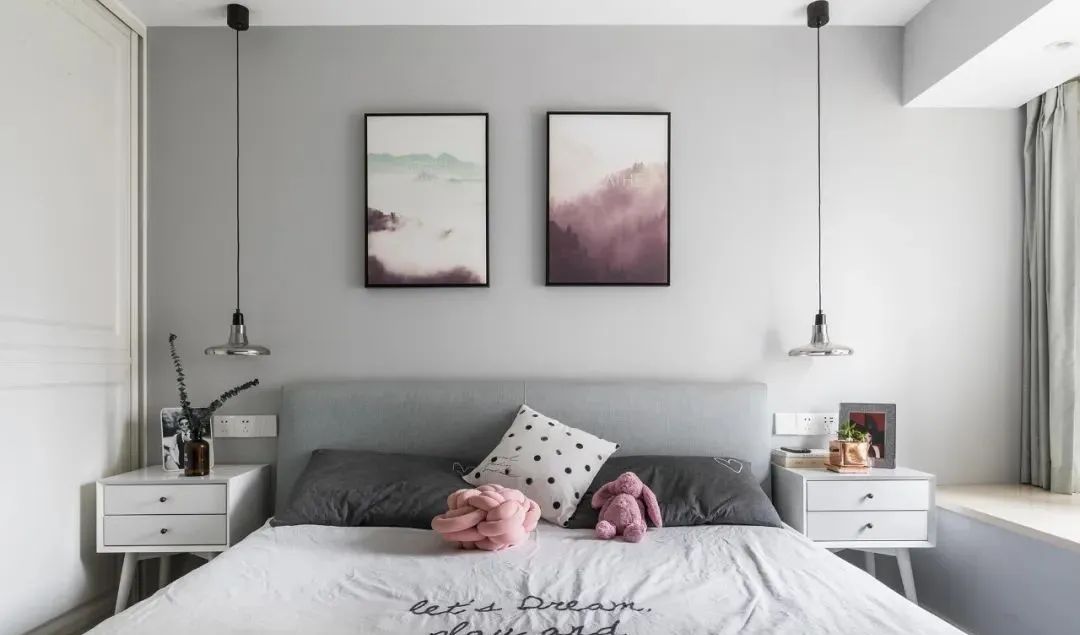 90平方不到三居室,现代北欧风,轻巧但不轻浮,简直不要太美了!