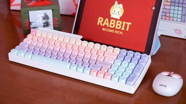 |情人节礼物已备好，我不允许你还没看到，Lofree洛斐小翘棉花糖机械键盘！
