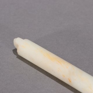 和田玉籽料|清代-和田玉籽料素面翎管