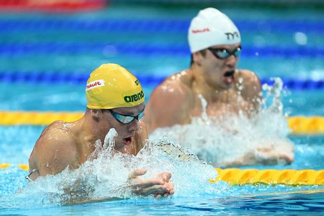 澳大利亚队|游泳世锦赛金牌榜：美国扩大优势领跑！澳大利亚升至第二中国第四